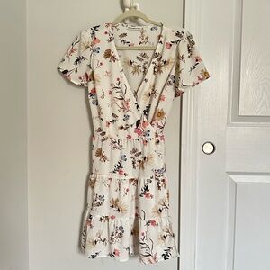 A&F Wrap Floral Mini Dress